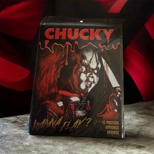 Chucky Horror Movie Poster Set - Black & Red